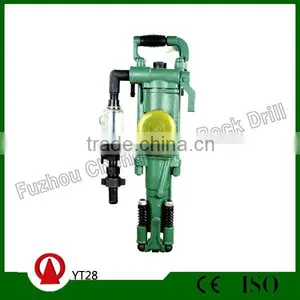 Pneumatic Tools YT28 Pneumatic Air Leg Rock Drill With Air Compressor thumbnail-1