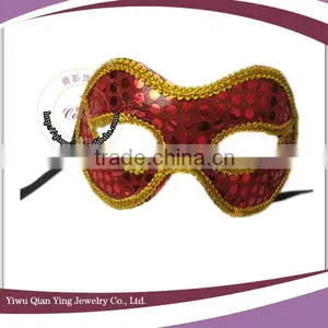 Cheap Dark Blue Sequins Christmas Masquerade Party Masks thumbnail-6