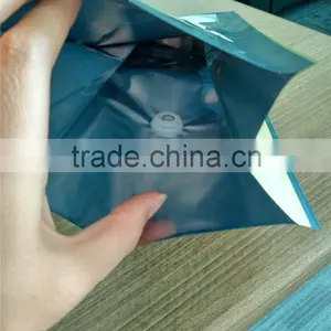 Side Gusset Plastic Printed Aluminum Foil Coffee Bean Packaging Bags With Valve 1KG thumbnail-6