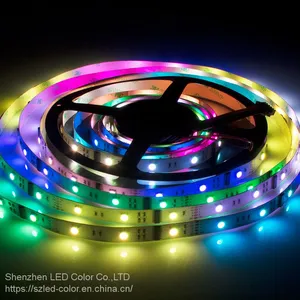 Custom LED Strips DMX512 RGB Colorful Addressable 12V LED Strip Lights thumbnail-2