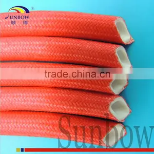 SUNBOW MFG Heat Resistant High Temperature Resistant Braided Glassfiber Tube thumbnail-1