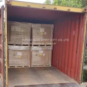 Disinfectant 200g Tablet in 5kg Bags Into 1000kg Catons With Pallet Total 21mt per One Container 20' CAS NO.: 87-90-1 thumbnail-3