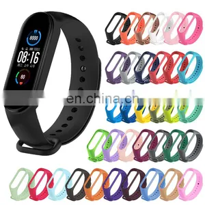 Bracelet for Mi Band 4 Sport Strap Silicone Wrist Strap for Miband4 Smart Accessories Miband 4 5 6 Correa Mi Band5 thumbnail-2
