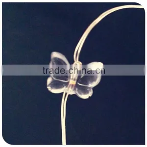Purple Color Small Butteryfly Copper Wire Battery Operated Led Lights thumbnail-6