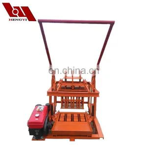 Hot Selling QT4-45 Diesel Engine Egg Laying Concrete Block Making Machine thumbnail-3