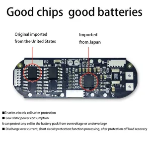 18650 Powered By Rechargeable 11.1V 6000mAh 5V 12000mAh DC USB Output Lithium Ion Packs Rechargeable Battery thumbnail-3