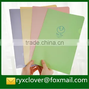 Factory Colorful Sheet Protector L Shape Plastic File Folder thumbnail-1