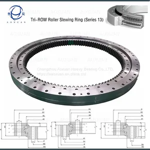 Slewing Bearing And Single Row Ball Slewing Bearing Ring For JCB Excavator thumbnail-3
