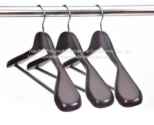 Luxury Natural Wood Coat Hangers For Garment thumbnail-1