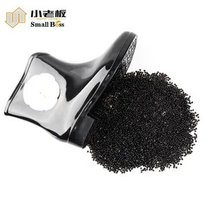 Crystal PVC Granules Soft Shoes Rain Boots Sandals Flexible Pvc Granules Compound for Rain Boots Sandals thumbnail-1