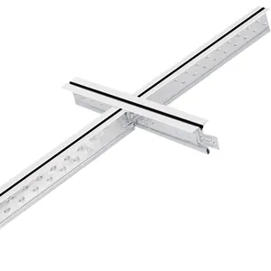 Hot Dipped Galvanized Suspended Ceiling T Grid for PVC Gypsum Ceiling Tiles thumbnail-1