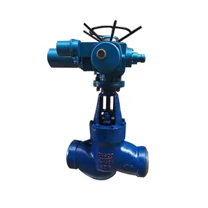 Manufacturer Direct Sales Electric Globe Valve Carbon Steel Power Station Valve thumbnail-1
