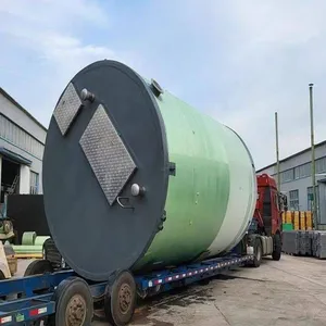 Manufacturer of Tongchuan River Interception Integrated Pumping Stations / High-strength Wound Fiberglass Reinforced Plastic Pumping Stations thumbnail-1