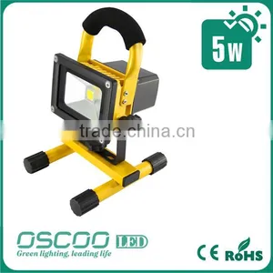 2014 Hot Now, Rechargeable Flood Light 5W so Convenient Led Floodlight Emergency Lamp From OSCAR LED thumbnail-3
