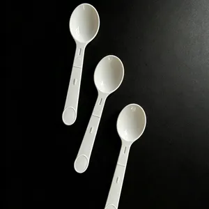 Hot Selling Clear Mini Plastic Colored Scoop for Pudding Ice-Cream Smoothie Dessert thumbnail-3