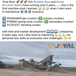 50TPH Mobile Jaw and Cone Crusher for Hard Rock in Kumasi, Ghana, With Diesel Generator for Road and Construction, Mining Project thumbnail-1