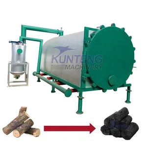 Zero Pollution Hardwood, Coconut Shell, Wood Carbonization Machine, Chinese Charcoal Manufacturing Machine EPC thumbnail-1