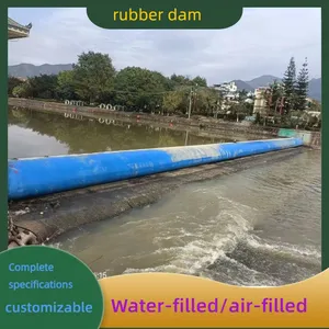 Inflatable Rubber Dam Single Anchor Type Flexible Water Retaining Weir For River Control thumbnail-4