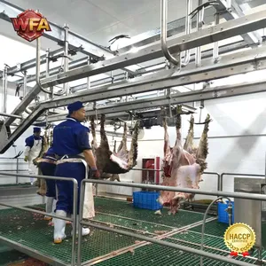 Goat Slaughterhouse Equipment Sheep Carcass Slaughter Processing Convey Rail for Lamb Abattoir Machine thumbnail-1