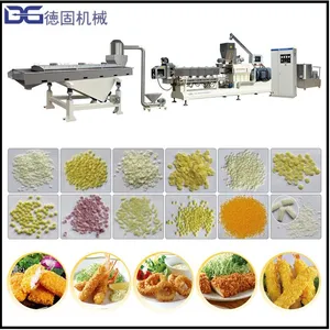 White and Yellow Panko Small Particles Extruded BreadCrumb Chips Food Extruder Bread Crumb Crusher Machine thumbnail-2