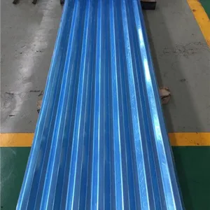 Color Coated Corrugated Prepainted Galvalume Steel Roof Panels Zinc Galvanized Metal Roofing Sheets thumbnail-3