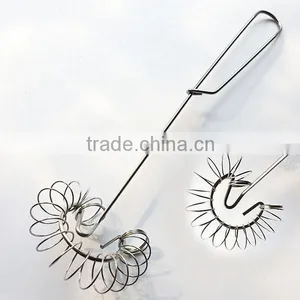 Amazon New Design 11inch Simple Stainless Steel Hot-selling Cheap Kitchen Egg Whisks Factory Wholesale thumbnail-6