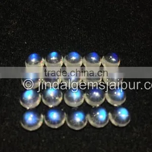 Wholesale Loose Gemstone Rainbow Moonstone Smooth Round Cabochon 6 MM thumbnail-1