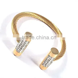 New Products Wholesale Fashion Jewelry Gold Bangles thumbnail-2