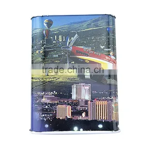 Las Vegas Square Money Tin Box/coin Bank thumbnail-4