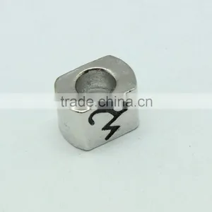 Wholesale Zinc Alloy Archaized Pdora Square Shape Anti-silver Slide Beads thumbnail-3