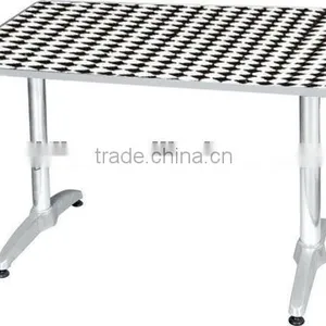 Good Quality Strong and Durable Square Aluminum Table thumbnail-1