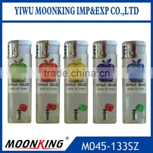 New Design Windproof Gas Torch Cigarette Lighter Wholesale Cheap Refill Lighter With Dice Inside thumbnail-1