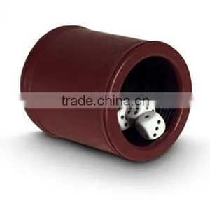 Top Grade Leather Custom Dice Cups With Dice Set,dice Shaker thumbnail-1