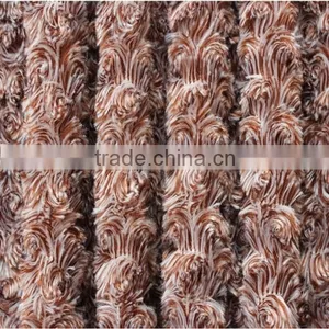 Fashion 100% Polyester Curly Plush Fabric thumbnail-1