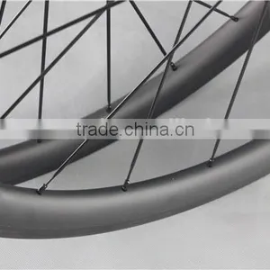 Wide Carbon Fiber Wheelset 40mm Carbon Clincher Wheelset W40C thumbnail-4