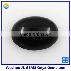 Semiprecious Natural Black Oval Agate thumbnail-3