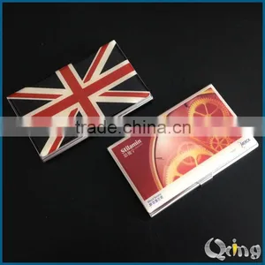 Stainless Steel Name Card Case With Epoxy Logo thumbnail-2