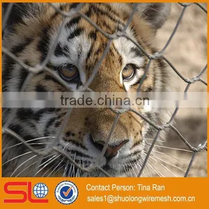 2mm Rope Wire Flexible Stainless Steel Woven Zoo Mesh Fence thumbnail-2