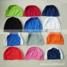 2015 New Fashion Colorful Lycra Swim Cap thumbnail-1