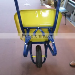 Metal Tray Air Wheel or Solid Wheel Popular Wheel Barrow in Africa thumbnail-3