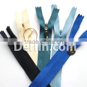 #3 #4 #5 Designer Fashion Quality Nylon Coil Hidden Invisible Zipper thumbnail-1