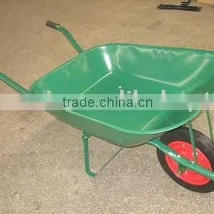 Strong Solid Wheel Wheelbarrow Metal Tray WB6500 thumbnail-1