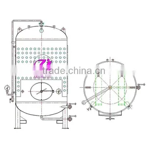 Stainless Steel Wine Storage Tank For Wine Brewing Bright Tank thumbnail-3