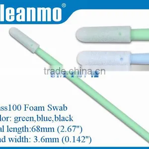 Cleanroom Small Swab CM-FS742 is Subsitution to Texwipe TX742B , Sponge Head, Plastic Handle thumbnail-1