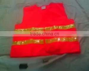 Wholesale Flashing High Visibility Safety Vest With Pockets thumbnail-5