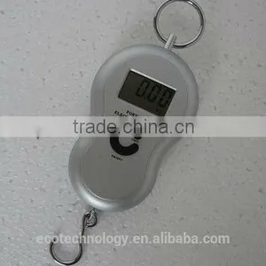 3.5$ Portable LCD Display 50KG/10G Digital Luggage Hook Electronic Weight Scale thumbnail-1