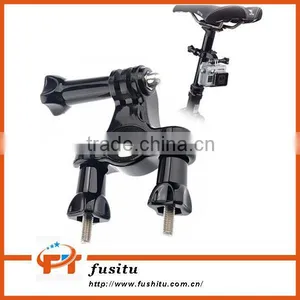 Bike Handlebar Roll Bar Seatpost Pole Mount Holder Handlebar Mount for GoPro Hero 4/3+/3 thumbnail-1