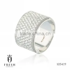 Fashion 925 Sterling Silver Ring - 105419 , Wholesale Silver Jewellery, Silver Jewellery Manufacturer, CZ Cubic Zircon AAA thumbnail-1