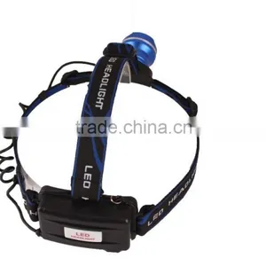 High Power Rechargeable Zoom Function LED Headlight Aluminum Headlamp thumbnail-5