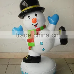 Popular Lovely PVC Decoration Toy Inflatable Snowman in Low Price thumbnail-1
